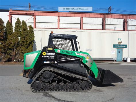 terex pt70 skid high steer track loader cab crawler|terex pt70 fuel capacity.